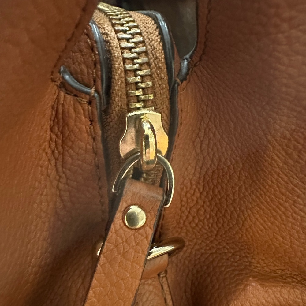 Kate Spade Tan Leather Satchel purse - Picture 8 of 16